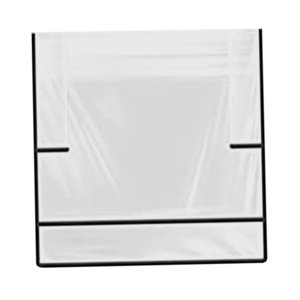 Ioensy - Funda Para Silla De Peluquería, Funda Protectora Para Respaldo De Silla, Para Oficina, Hogar, Salón, Borde Negro