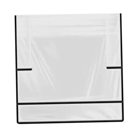 Ioensy - Funda Para Silla De Peluquería, Funda Protectora Para Respaldo De Silla, Para Oficina, Hogar, Salón, Borde Negro