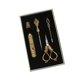 thumbnail image 5 of Kit De Bordado, Punzón Para Adultos, Tijeras De Costura Para Proyectos De Bricolaje, Manualidades, Manualidades, Oro, 5 of 5