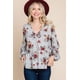 thumbnail image 3 of CCWHOLESALESCLOTHINGS Top Babydoll con Estampado Floral Hacci, Talla Grande para Mujer, 3 of 5