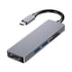 thumbnail image 1 of 5 Tipo C A 2x USB 3.0 TF SD Hub Para Computadoras Portátiles Con Teléfonos Móviles, 1 of 5