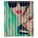 thumbnail image 1 of Cortina de ducha Lady Gaga, juego de cortinas de baño con ganchos, tamaño 60 x 72 pulgadas, 1 of 3