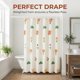 thumbnail image 5 of Cortina de Ducha Impresa REGALWOVEN, Cortina de Baño con Patrones Lindos Resistente al Agua con 12 Ganchos Floral 71"W x 71"L, 5 of 7