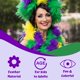 thumbnail image 4 of Boa de Plumas 4E's Novelty Mardi Gras 1,8 m de Plumaje Exuberante y Esponjoso, 4 of 9