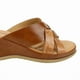 thumbnail image 5 of Sandalia New Walk Tiras Cruzadas Café, 5 of 6