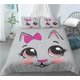 thumbnail image 1 of Cat Duvet Cover Queen Size,Cartoon Kitten Sleeping on Crescent Moon Stars Night Dreams Polyester Comforter Cover for Boys, 1 of 5