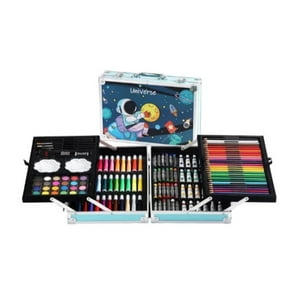 Atlas - Set De Arte 145 Pcs Maleta Lapices Astronauta