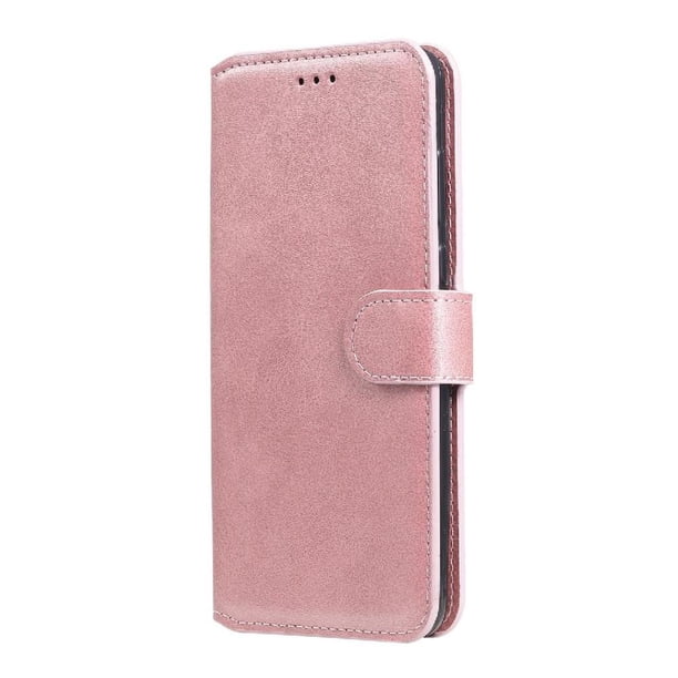 Funda Billetera para Xiaomi Poco M3 con Porta Tarjetas y Soporte Ajustable Rosa