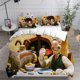 thumbnail image 1 of v1851 Bed Sheets Wallace & Gromit Bedding Sets Comforter Quilt Bed Cover Duvet Cover Pillow Case - Pieces Sets Kids Adult Size 3-Piece Bedding Set (1 Duvet Cover + 2 Pillow Shams) Bed Sheets ju1851, 1 of 5