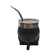 thumbnail image 2 of Mate Imperial De Calabaza Con Cuero y Virola De Alpaca negro Clasico, 2 of 9