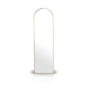 Inspiracci - Espejo De Pie Semicírculo Dorado 157X47Cm