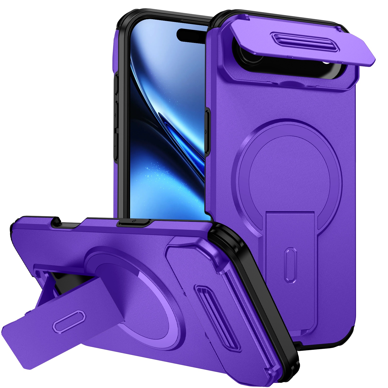 Funda Foxdock Para Iphone Air – Magnética Antigolpes Con Soporte Y Protección Doble