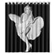 thumbnail image 1 of Cortina de ducha de Marilyn Monroe, juego de cortina de baño con ganchos, tamaño 66 x 72 pulgadas, 1 of 3