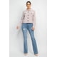 thumbnail image 5 of Chaqueta CCwholesalesclothings Tweed A Cuadros Con Botones Rosa Azul, 5 of 5