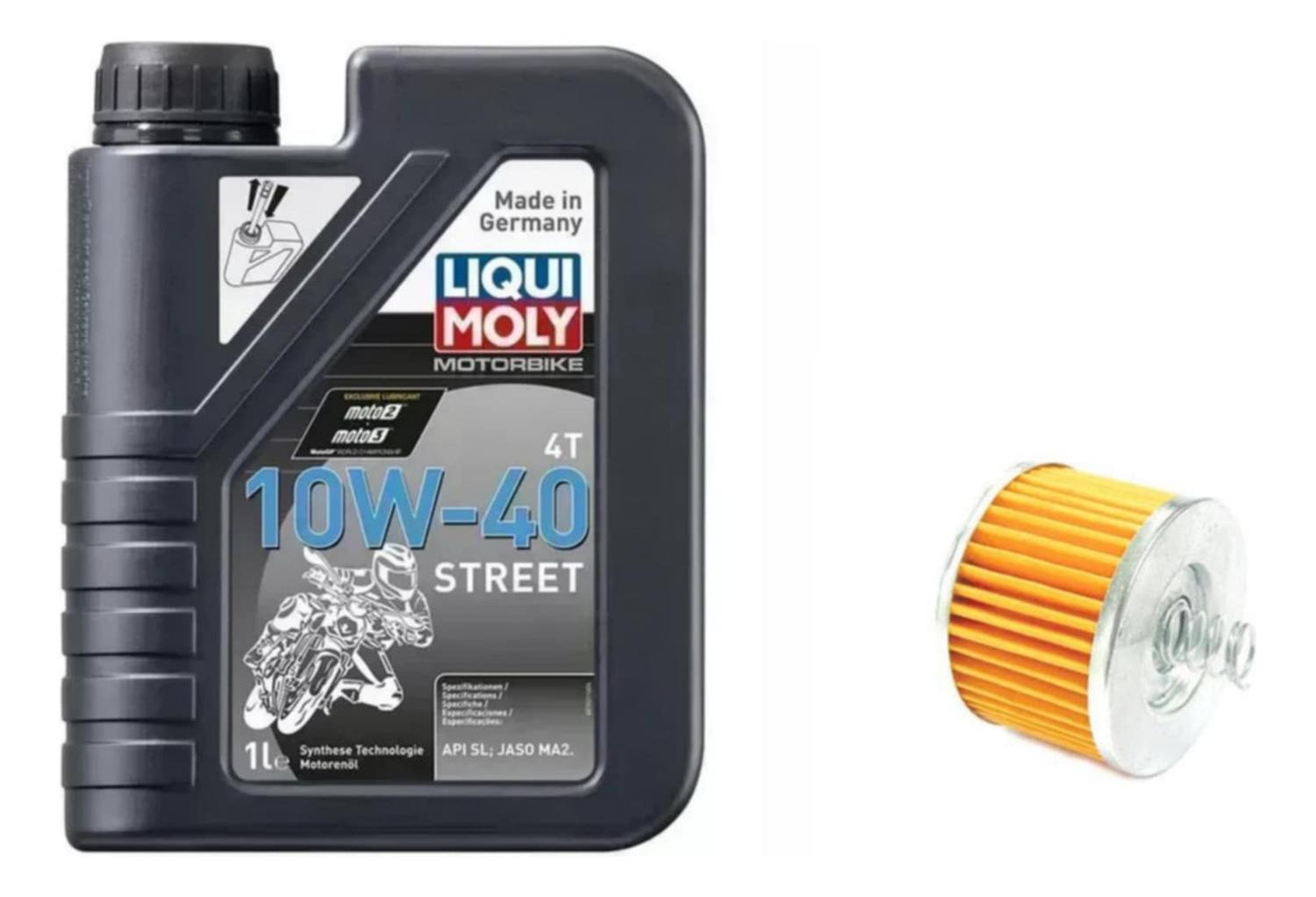 Liqui Moly - Kit Mantencion Moto Suzuki Gs 150R (Liquimoly + Filtro)