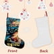 thumbnail image 3 of Epic Tema: Calcetines de Navidad, fino lino blanco para colgar en escaleras y chimenea, decoración navideña para el hogar, regalo de Navidad.54cm×38cm, 3 of 5