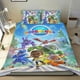 thumbnail image 1 of RoboGobo Conjunto de sábanas temático, trío de piezas, cómodo y amigable con la piel, diseño único, regalo de decoración para el hogar para familiares, amigos y fans,140cm *210cm, 1 of 6