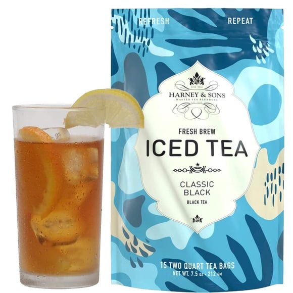 Tea Harney & Sons Fresh Brew Black, 15 bolsas, 1,9 L