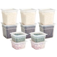 Recipientes De Almacenamiento De Alimentos Cambro 473 Ml Y 946 Ml (Juego De 20 Piezas)