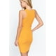 thumbnail image 4 of Minivestido sin Mangas con Cuello Redondo y Detalle de Abertura Lateral, 4 of 5