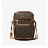 Cartera Michael Kors Women'S Jet Set Medium Pocket Crossbody Café