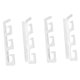 thumbnail image 2 of Estante De Almacenamiento De Ca?a De Pescar Estante De Ca?a De Pescar Universal Para Techo Hogar Garaje Blanco, 2 of 5