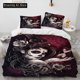 thumbnail image 1 of Horror Gothic Female Skull Dead Girl Bedding Set Duvet Cover Bed Set Quilt Cover Boys Adult, 1 of 5