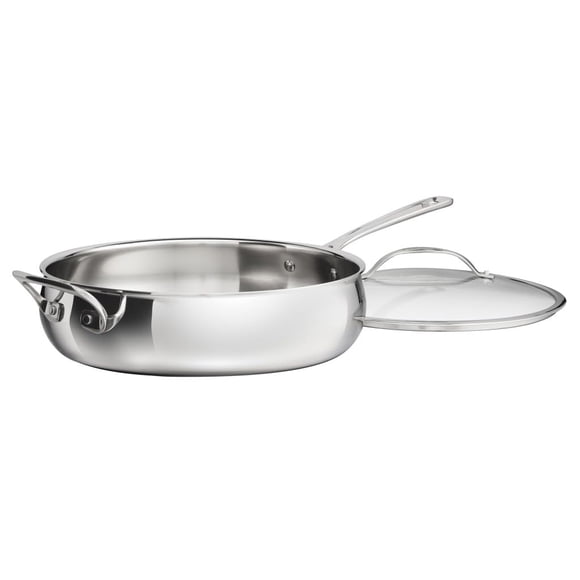 Sartén Cuisinart PureClad™ de acero inoxidable de triple capa, 5.5 L