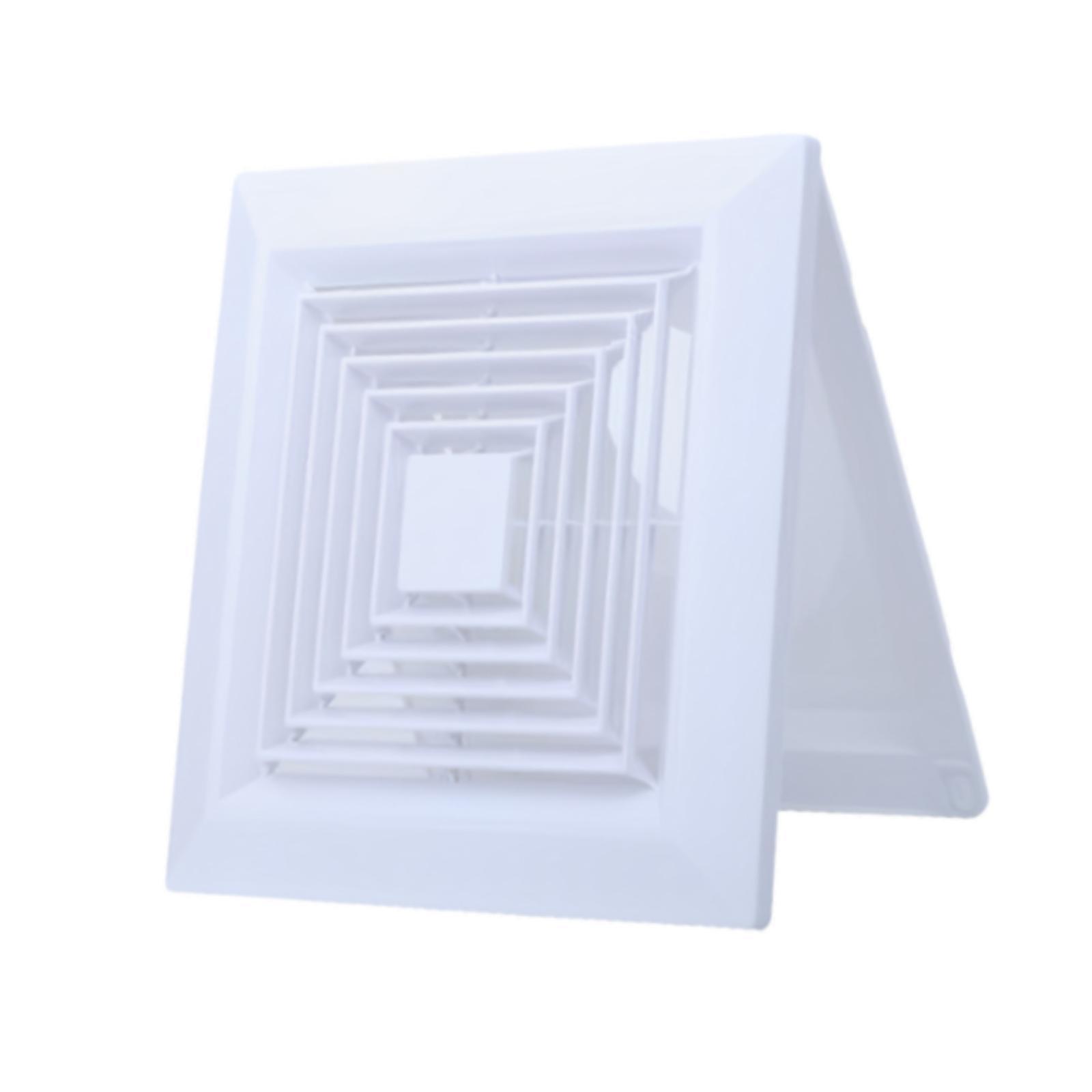 Magideal - Rejilla De Ventilación Cuadrada, Difusor De Aire Cuadrado, Fácil De Instalar, Rejilla Para Ventilador De Techo De Baño, Rejilla De Ventilación Para Fá Tipo C