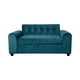 thumbnail image 1 of Sofa Tres Cuerpos Brazo Redondo Felpa Turquesa, 1 of 3