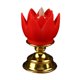 thumbnail image 1 of Luz De Loto Solemne Santa Luz Budista Para El Santuario Decorativo Al Aire Libre Rojo, 1 of 5