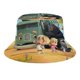 thumbnail image 1 of Camión de Basura Sombrero bucket para adultos, gorra de protección solar, sombrero de pescador plegable para viajes al aire libre, pesca y actividades de verano, 1 of 6