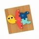 thumbnail image 1 of Puzzle Rompecabeza De Madera Encaje Didactico 15x15cm Niños, 1 of 3