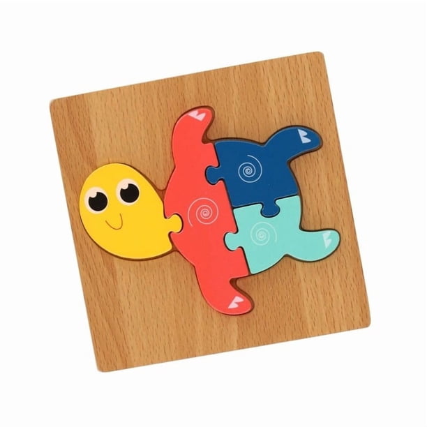 Puzzle Rompecabeza De Madera Encaje Didactico 15x15cm Niños