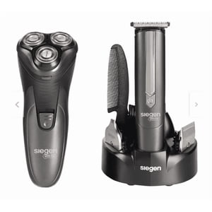 Siegen - Set Cortapelos Y Afeitadora Sg-8440C01 4 En 1