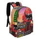 thumbnail image 2 of Dinotrux-theme Backpack, Campus style schoolbag Bookbag with Adjustable Shoulder Straps And Large Zip Compartment, Unisex Travel Bags.42x30x15cm, 2 of 6