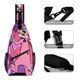 thumbnail image 3 of Snagglepuss Riñonera Bandolera con Estampado Integral para Hombres y Mujeres, Bolso Cruzado Gráfico de Tendencia, Mochila de Hombro Streetwear para Ciclismo y Deportes, Riñonera Versátil Casual, 3 of 6