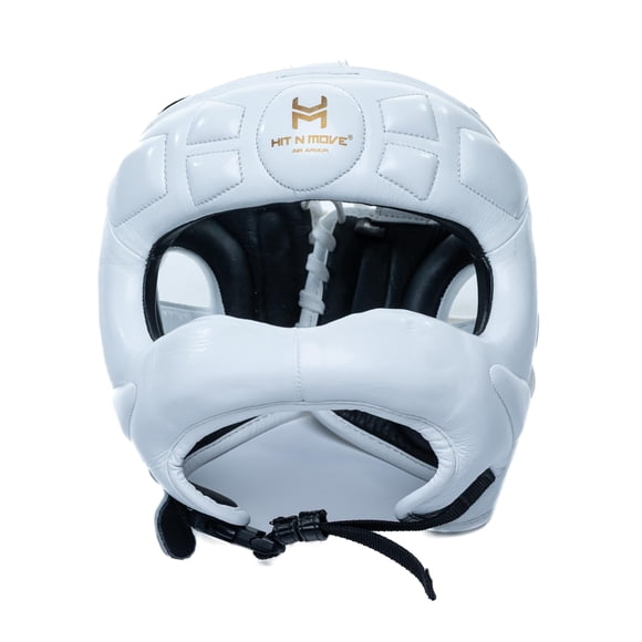 Protector de cabeza HIT N MOVE S/M 57 cm blanco Air Armor para MMA y boxeo