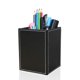 thumbnail image 4 of Organizador de escritorio negro de cuero PU KINGFOM 12 cm, 4 of 9
