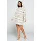 thumbnail image 3 of Vestido Suéter Con Estampado De Rizo Cepillado L, 3 of 5