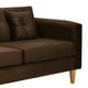 thumbnail image 4 of Sofa New Retro 3c Felpa 04 Chocolate, 4 of 6