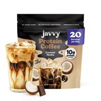 Café Helado Con Proteínas Javvy Coconut Mocha, 20 Porciones, 80 Mg