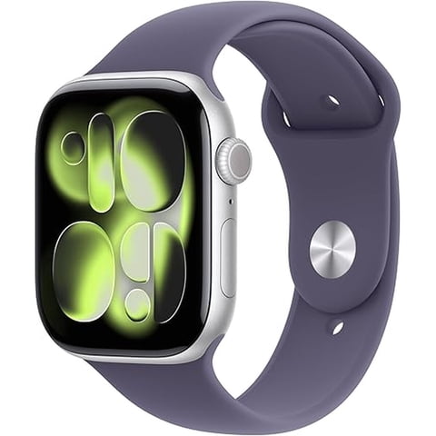 Apple Watch S11 Gps 46Mm Aluminio Plata Correa Púrpura