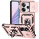thumbnail image 1 of Funda Resistente Anillo Soporte Xiaomi Note 14 4G Privacidad Cámara Montaje Magnético Oro rosa, 1 of 5