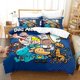 thumbnail image 1 of Fashion Home 3D Digital Print Cartoon Dog Man Bedding 100% Polyester 3D Digital King Size Print Bedroom Set Luxury Gift Bed Sheets, 1 of 5
