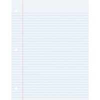 Filler Paper School Smart Perforado Con 3 Agujeros, Reglas Universitarias, Años 200