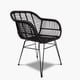 thumbnail image 3 of Silla Comedor con Brazo Terraza Ratan Creta Negro, 3 of 7
