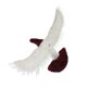 thumbnail image 2 of pájaro de la paloma con plumas artificial pájaro figurilla decoración pájaro # 5 vuelo rojo, 2 of 5