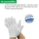 thumbnail image 4 of Guantes Blancos De Algodón S dian 8 Pares Talla Mediana 7 5 Unisex, 4 of 6