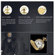 thumbnail image 2 of Reloj De Bolsillo Belug Con Colgante Para Peaky Blinders Trajes Dorado, 2 of 5
